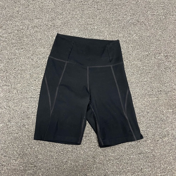 girlfriend collective Pants - Girlfriend Collective Black Biker Shorts